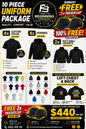 10 garment  Pack 2 Left chest + back digital printing