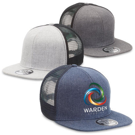 4396 Heathered Flat Peak Trucker