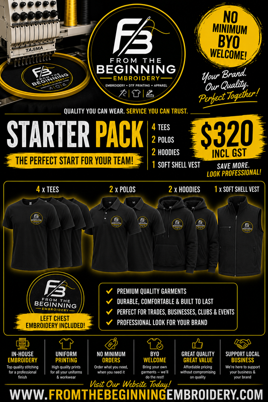 Starter Pack Left chest Embroidery