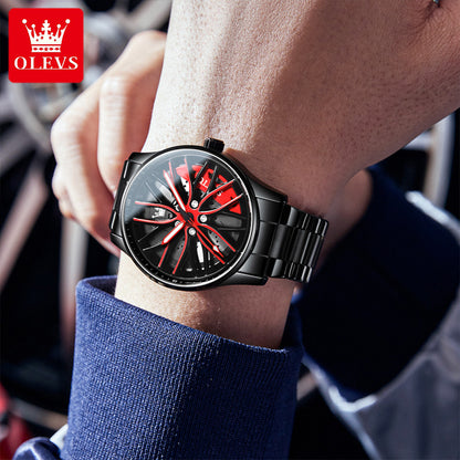 Men Watches Luxury OLEVS 9937OEM Red