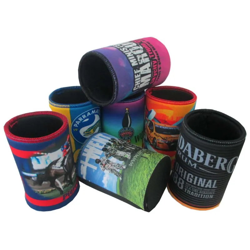 Stubby Koozie Overlock  + Logo